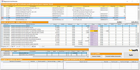 MAPP. Software de gestion de aprovisionamiento de almacenes.